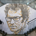 Vhils Portrait of Zeca Afonso in Lisbon, Portugal