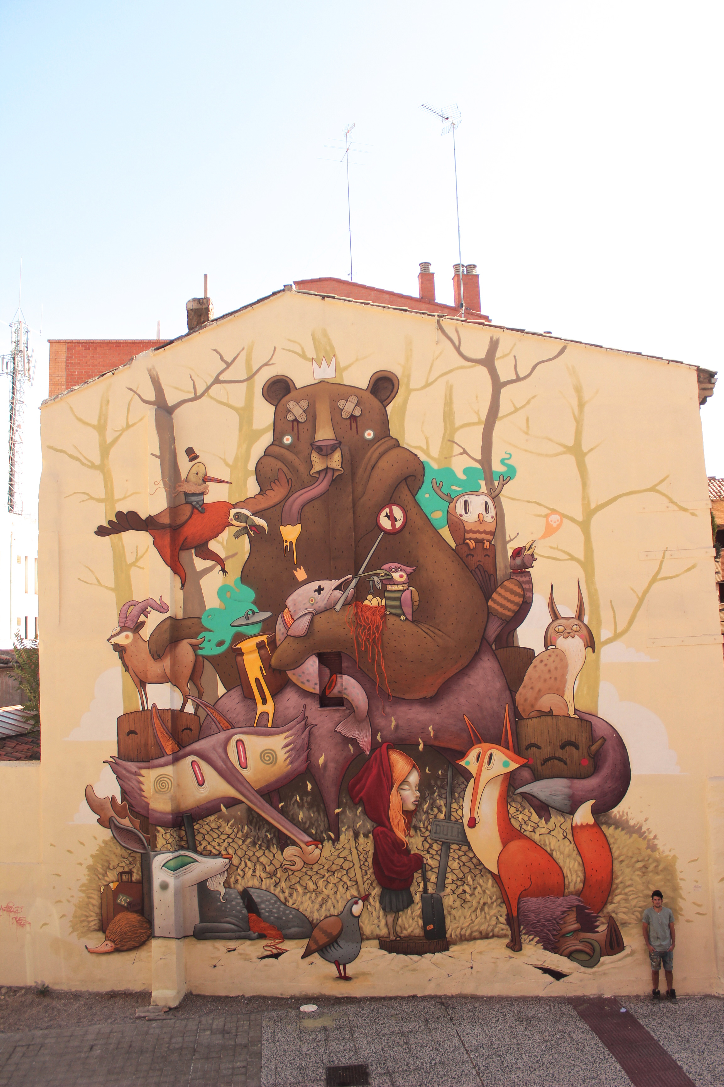 DULK New Mural x Asalto Festival In Zaragoza, Spain