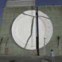 ESCIF “To Break A Plate For Greece” New mural in Östra Tommarp, Sweden