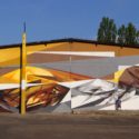 ‘Shockwake’ New mural by Pener in Olsztyn, Poland