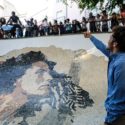 VHILS : Portrait of Amália Rodrigues in Lisbon