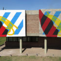 Elian decorates Faculty of architecture at UCC in Cordoba, Argentina