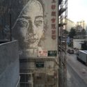 Vhils new work in Hong Kong