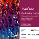 JonOne Predictably Irrational at Wunderkammern gallery in Milan