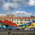 Elian ‘Transversal Movement’ New mural in Milan, Italy