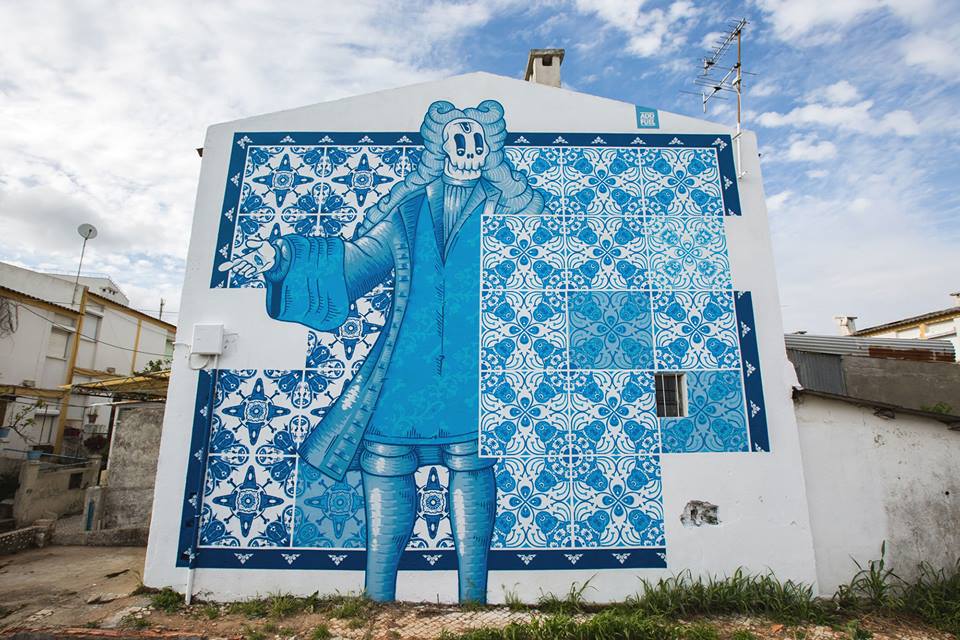 Add Fuel ‘COMVIDA’ mural for MURO Festival in Lisbon