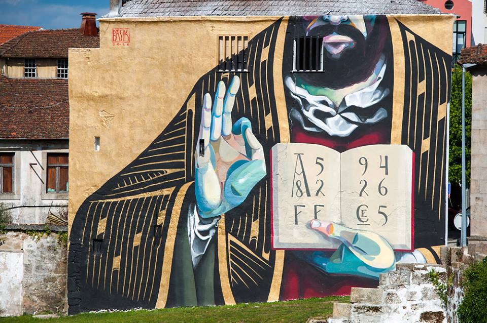 BASIK New mural in Viseu, Portugal