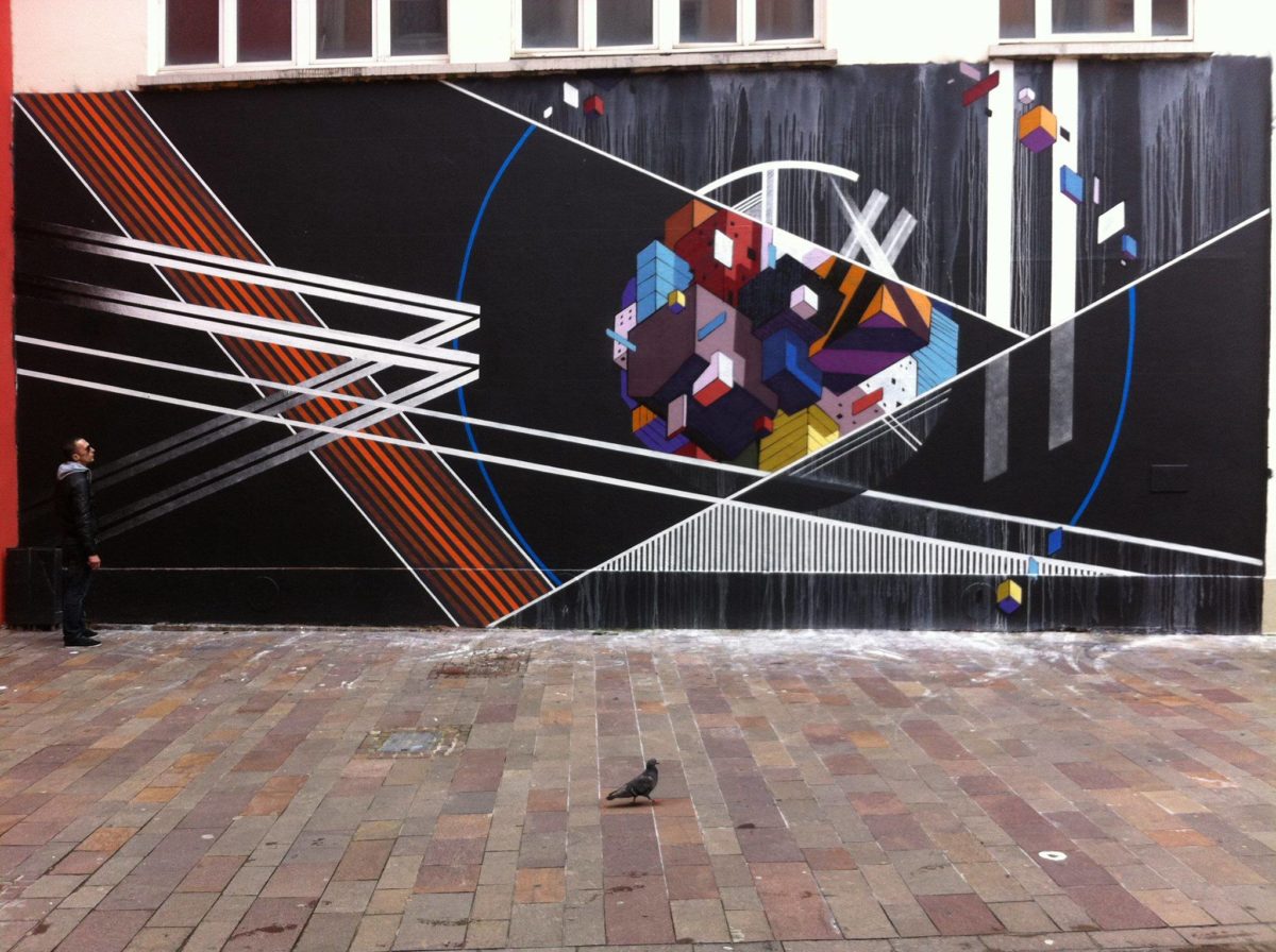 ETNIK x Gilbert1 for Le Mur Mulhouse, France