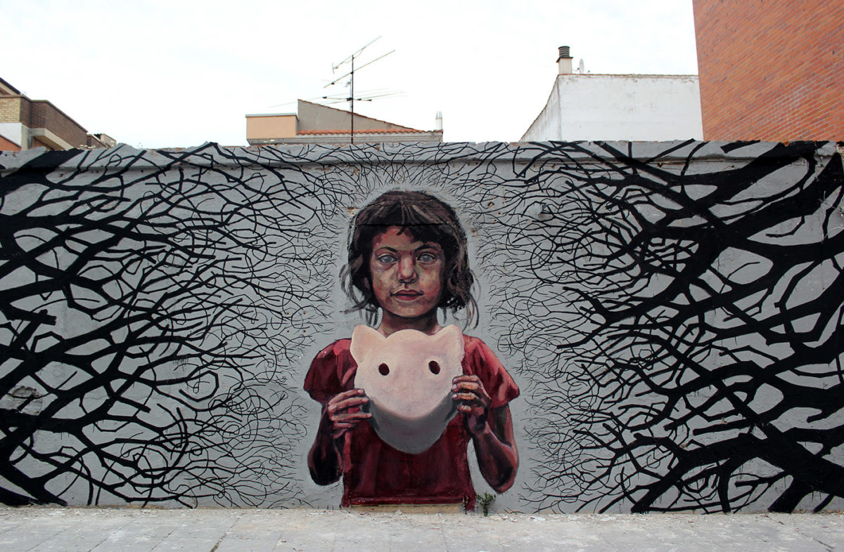 Pablo S. Herrero and Milu Correch paint ‘Respuesta’