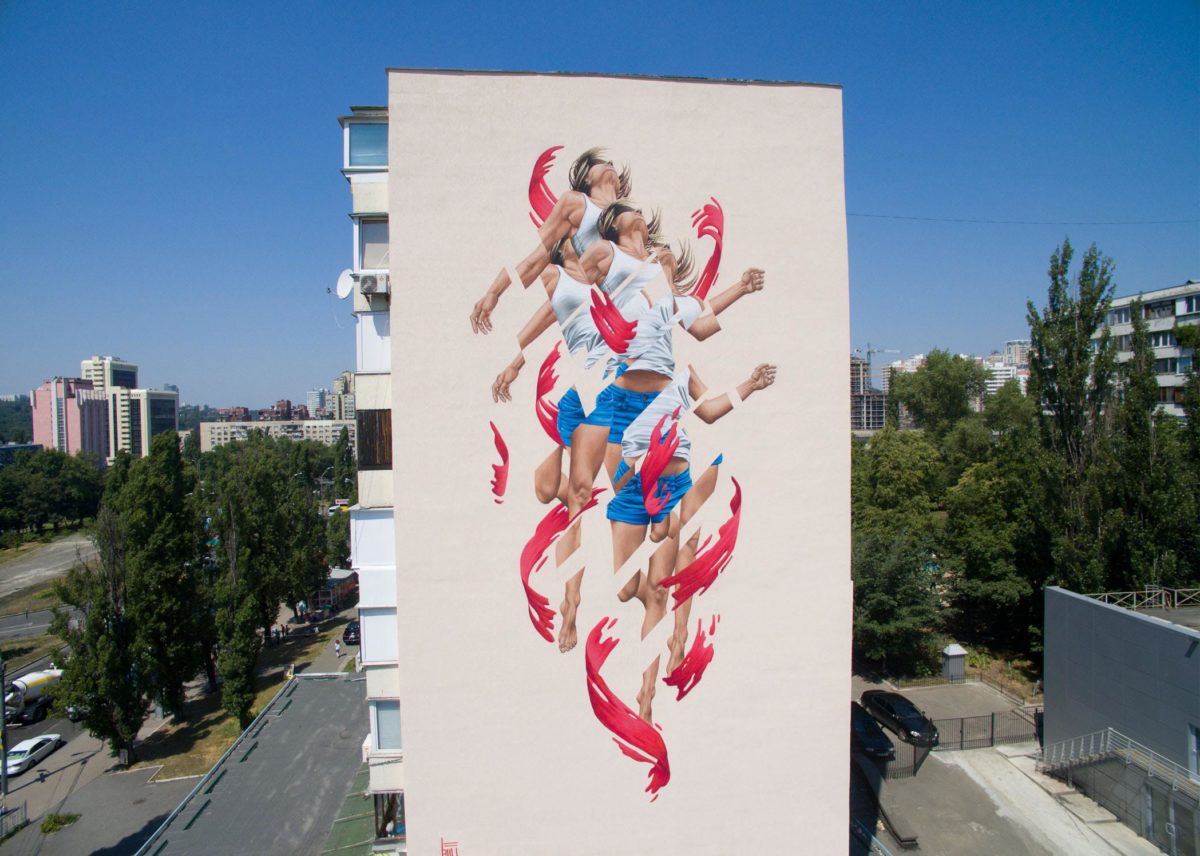 “Rise” by James Bullough in Kiev for Art United us