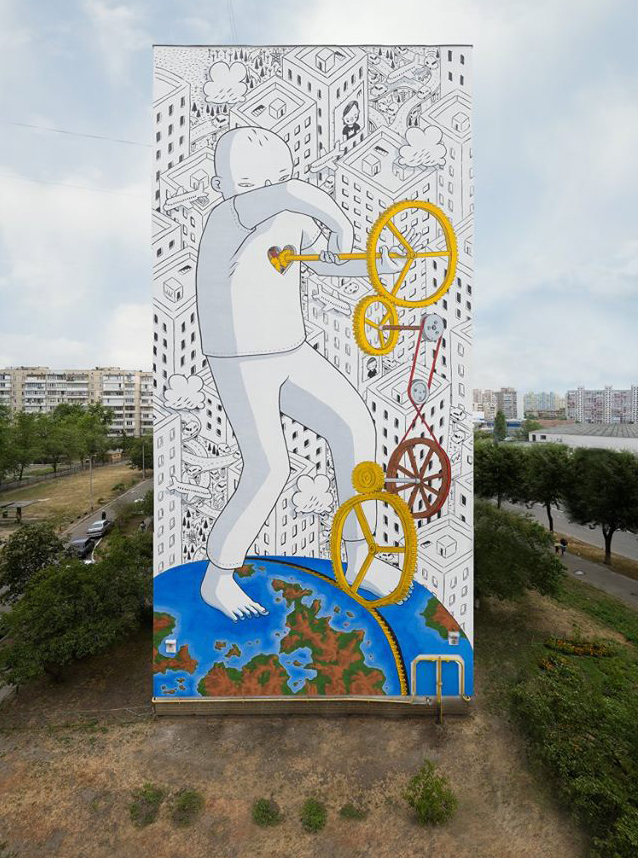 Millo “Love Runs the World” x Mural Social Club in Kiev