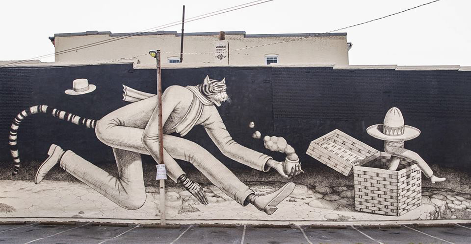 WAONE «Chasing tigerman» x Richmond Mural Project