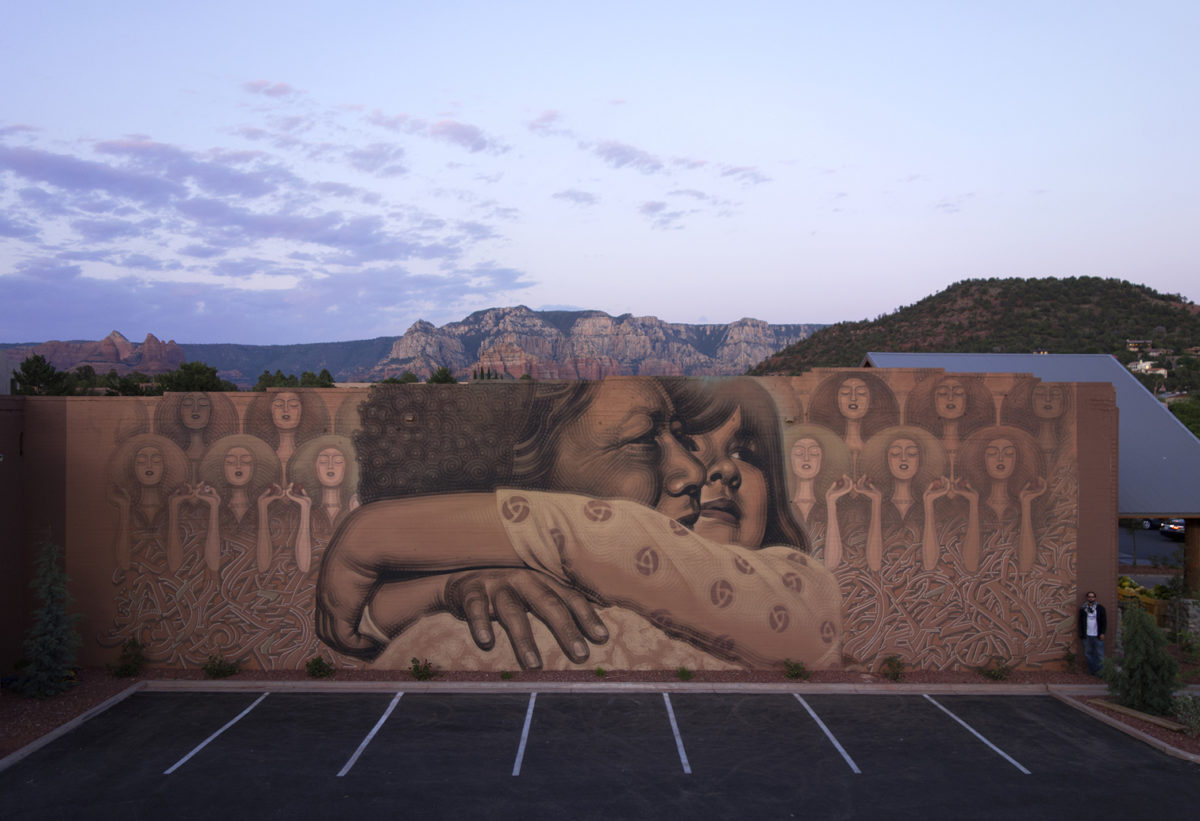 El Mac paints a “Spark of Divinity” in Arizona, USA