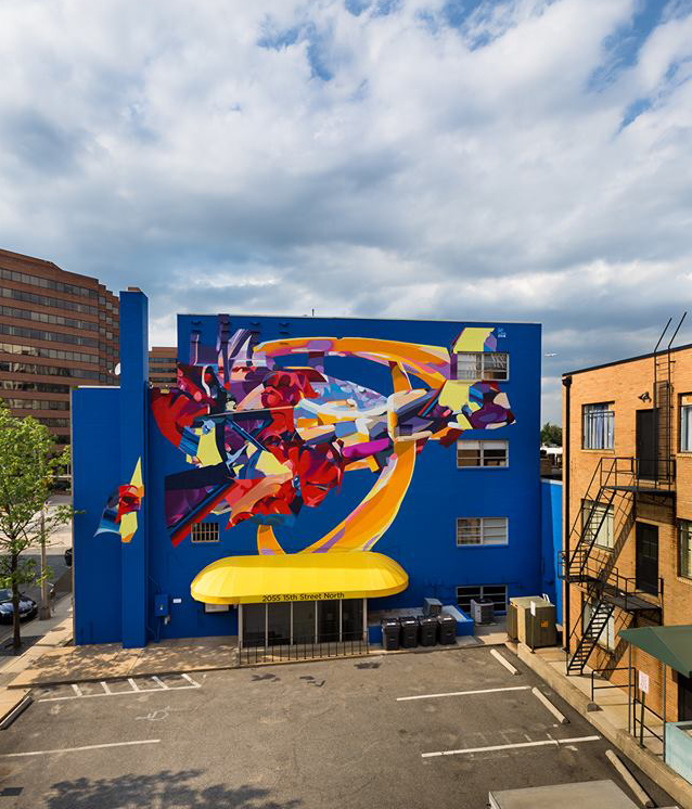 SATONE “Oasis” New mural in Washington DC