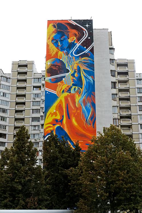 DOURONE "Fraternity" in new mural in Kiev