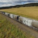 Guido van Helten paints freight trains for The Wanderers series