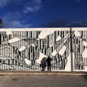 Sten Lex “Varco” mural in Gibellina, Italy