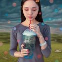 Alex Gross “Antisocial Network” at Corey Helford Gallery