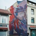 Telmo Miel pays tribute to Rolf Wesenlund with new mural in Horten, Norway 