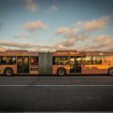 Belgian artist Jaune for the Street Art Buses in Stavanger, Norway