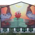 ZED1 “No Poverty” mural in Turin, Italy